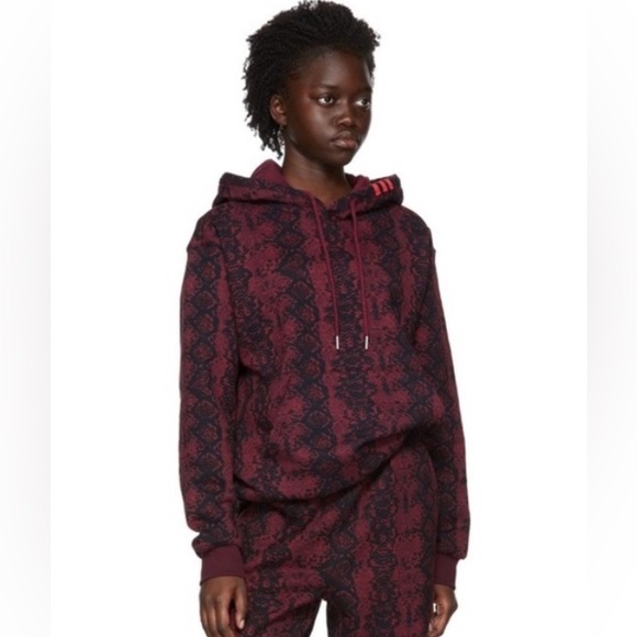 Sale pending - Adidas x Ivy Park • Valentines Day Snake Print Hoodie M - Picture 5 of 12